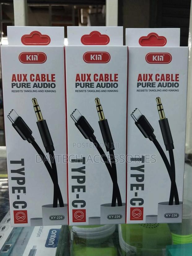 Type-C to 3.5mm Audio Aux Cable