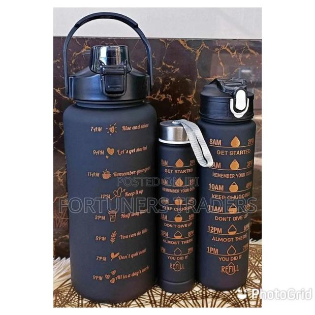 3 in 1 Water Bottle ,.