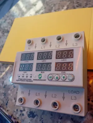 100a 3phase Din Rail Adjustable Over Voltage Under Voltage