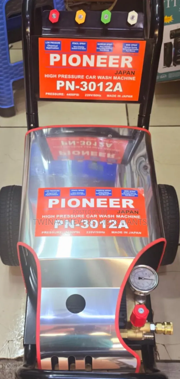 Pioneer High Pressure Carwash Machine 4400psi