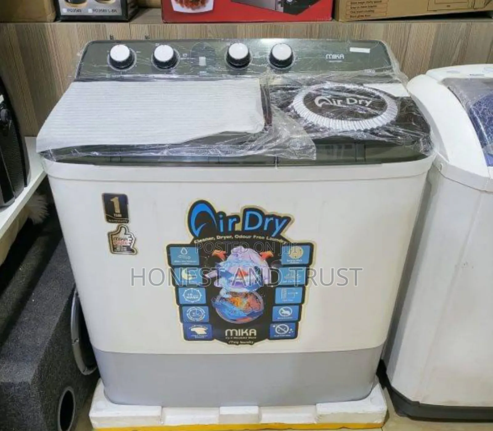 Mika Twin Tub Washing Machine 13kgs