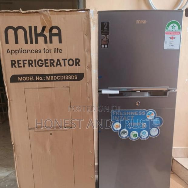 Mika 202 Litres Double Door Fridge