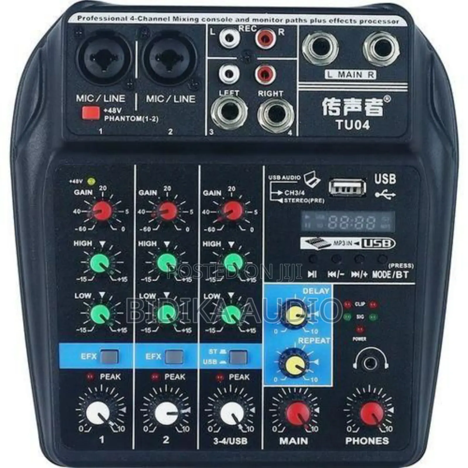 Tu04 Bt Sound Mixing Console Record 48v