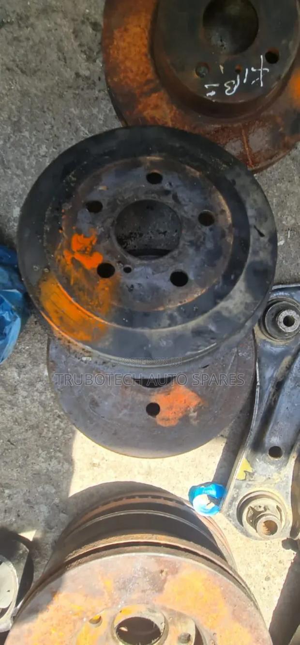 Toyota Axio Rear Brake Drums Well Maintained