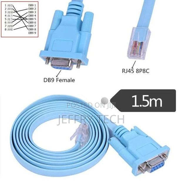 Female for Cisco Console Rj45 to Rs232 Db9 Com Serial P 1.5m - main view