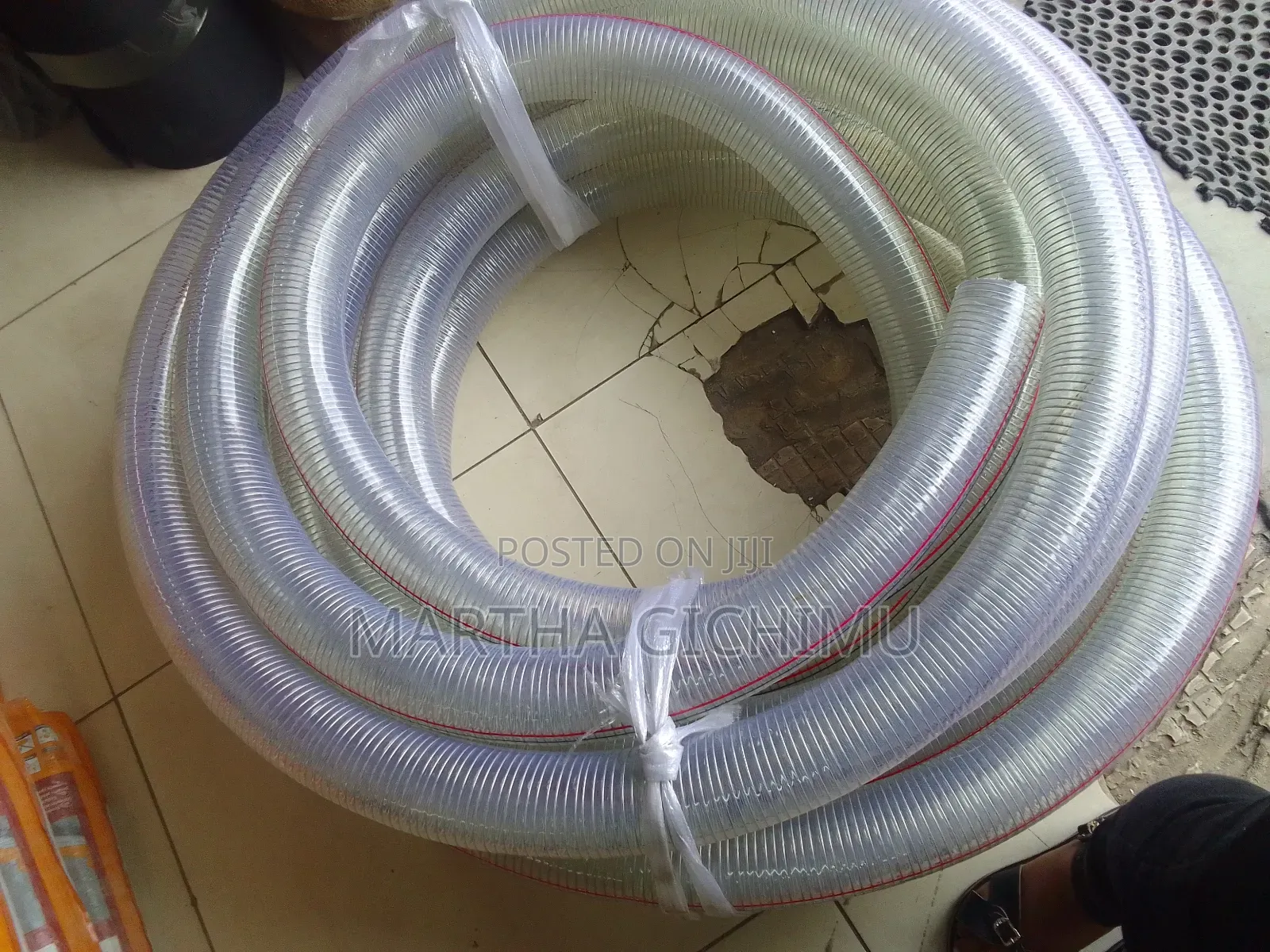 Transparent PVC Sunction Wired Pipe