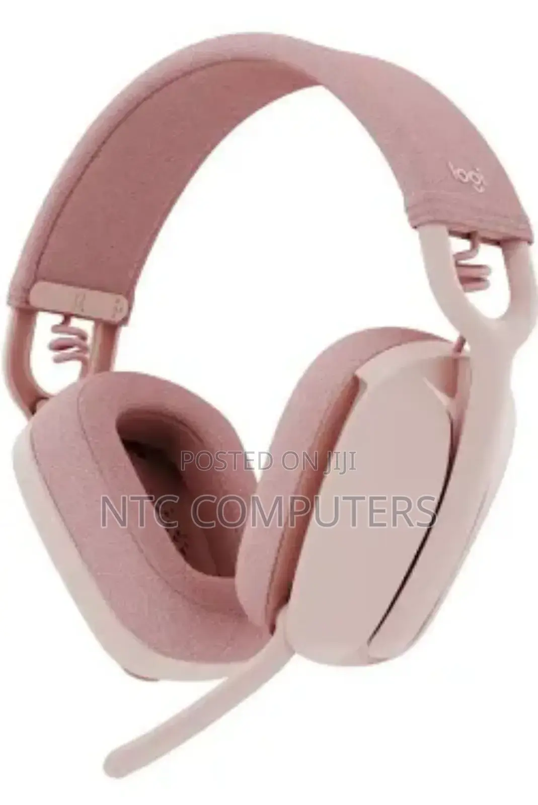 ><Logitech Zone Vibe 100 Bluetooth Headset - Rose