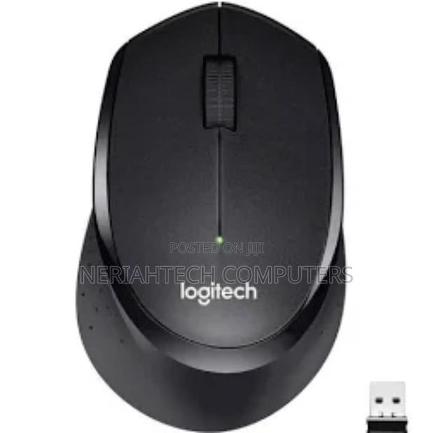 Logitech M330s Wireless Mouse - Silent Plus - Black/Gloss - main view