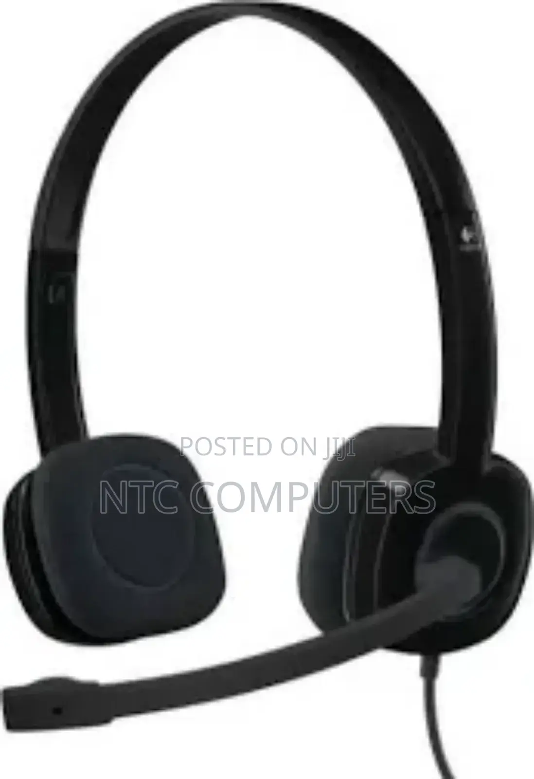 Logitech H151 Corded Stereo Headset - Black - 3.5 Mm