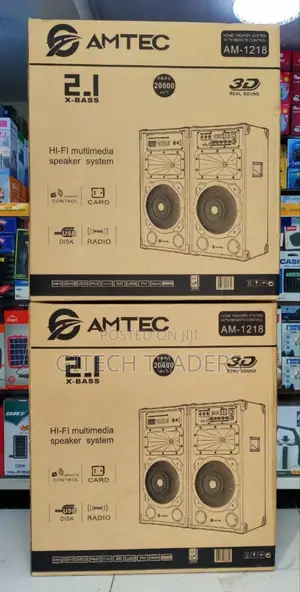 *Amtec 1218 Powered Speaker With Microphone