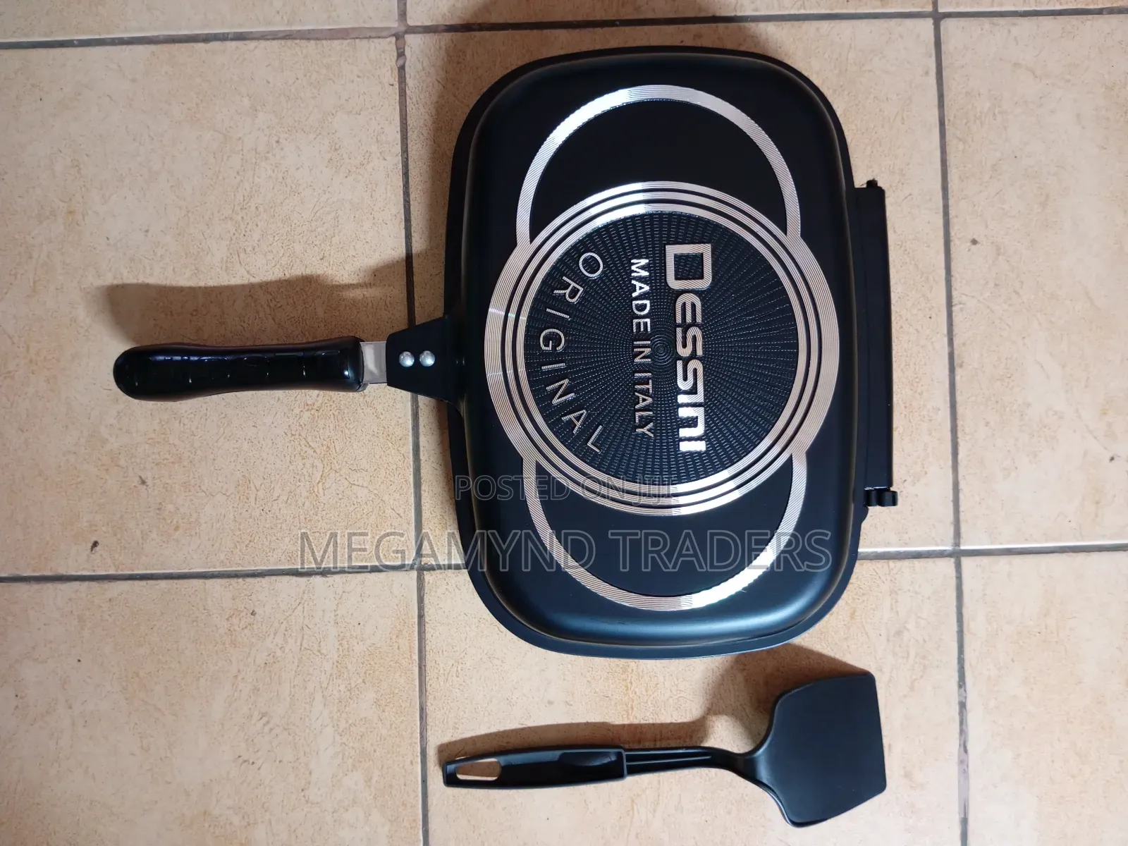 36cm Dessini Double Grill Pan/Die Casting Pan