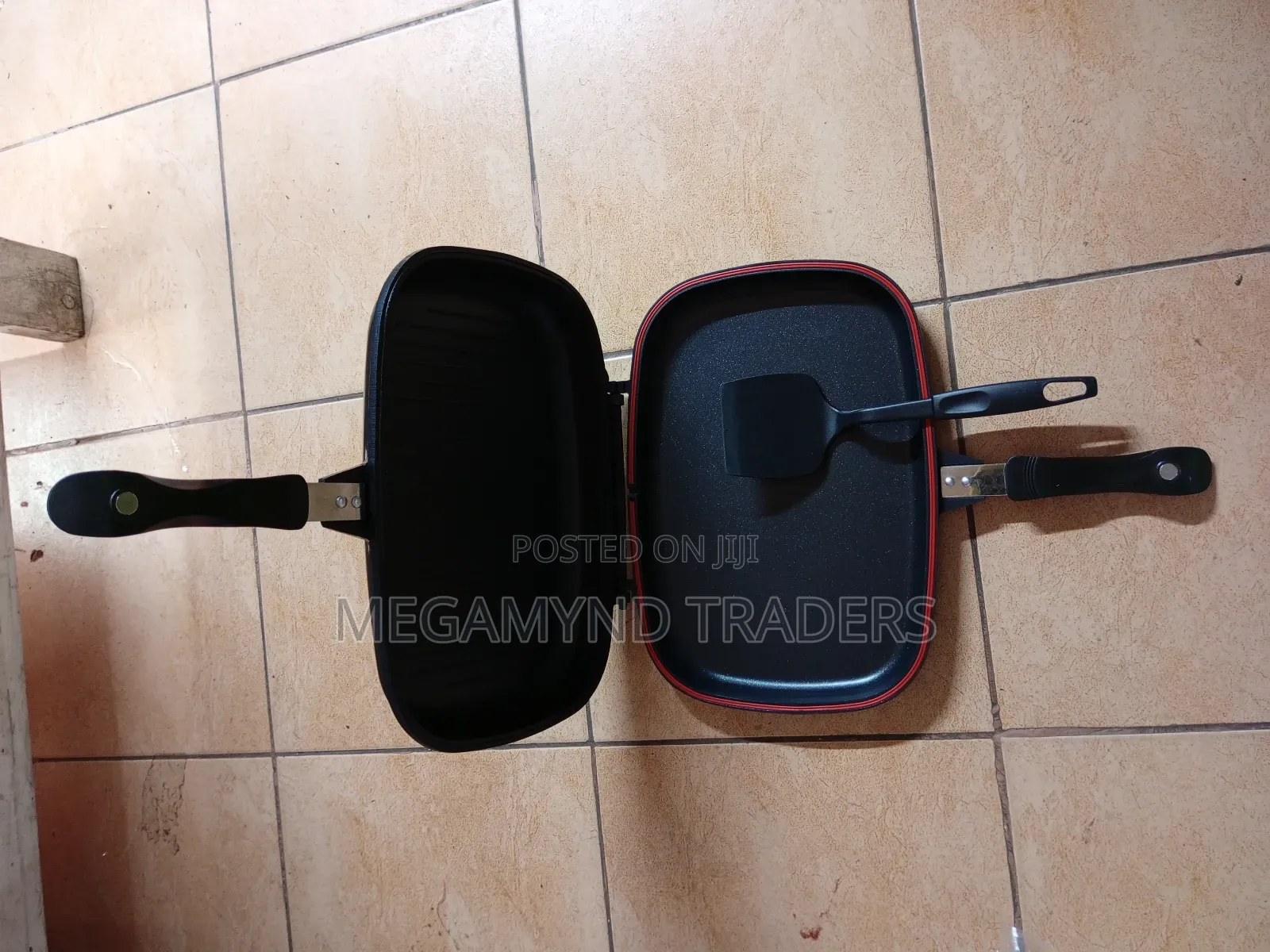 36cm Dessini Double Grill Pan/Die Casting Pan
