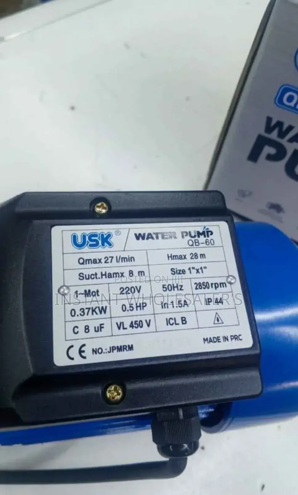 Usk Booster Pump 0.5 Hp