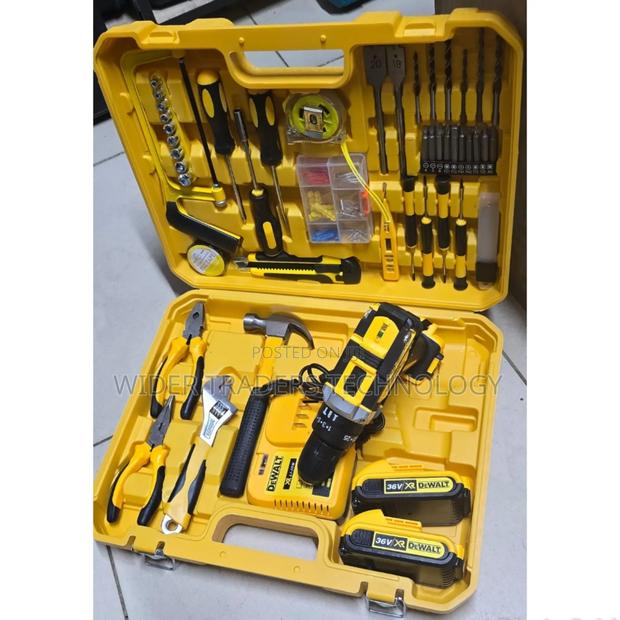 36v Dewalt Cordless Toolkit 
108 Pcs
2 Batteries