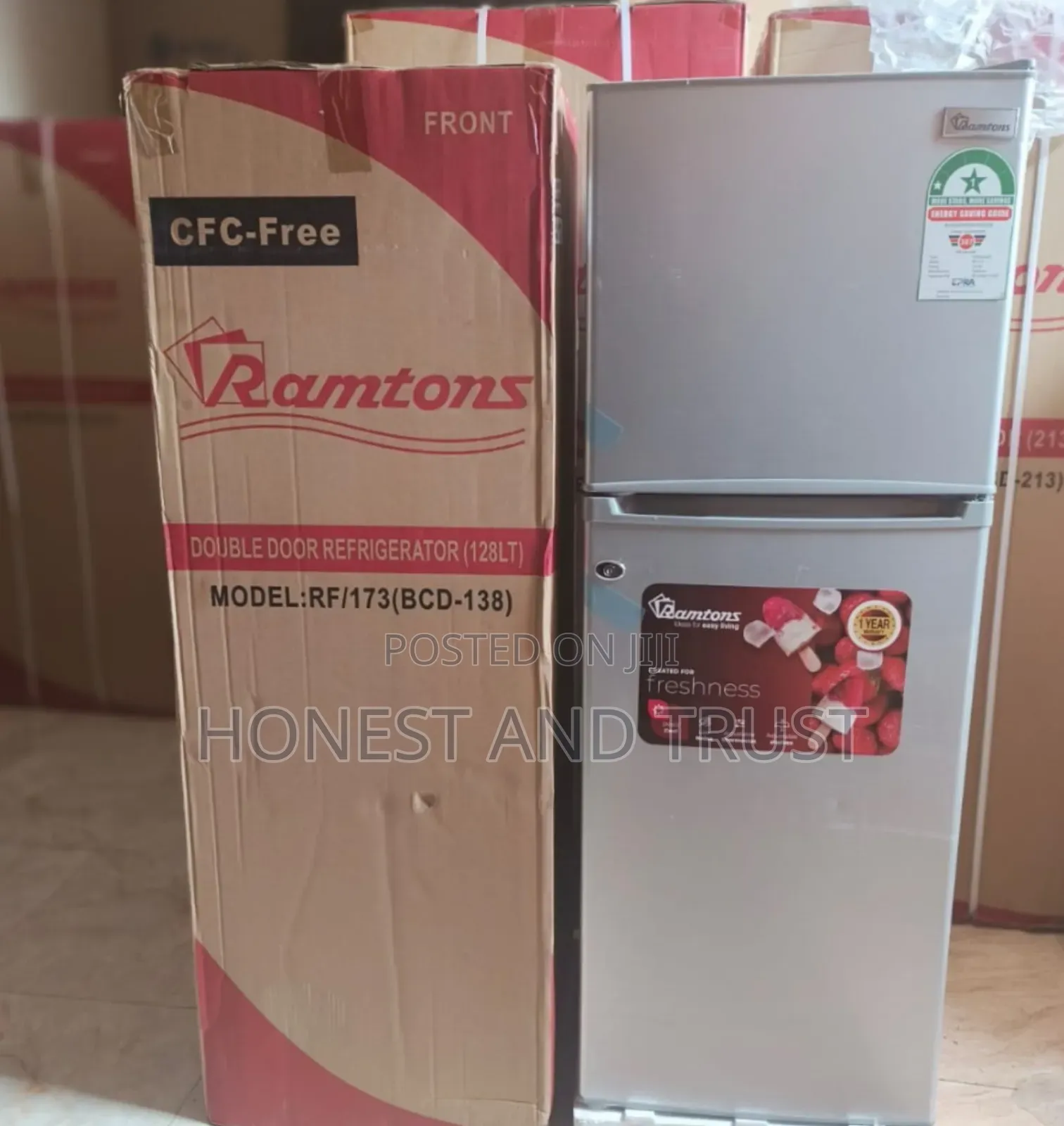 128 Litres Ramtons Double Dsor Refrigerator
