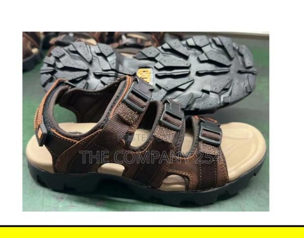 Original Quality Leather Assorted Men Cat Open Slides - thumbnail 9