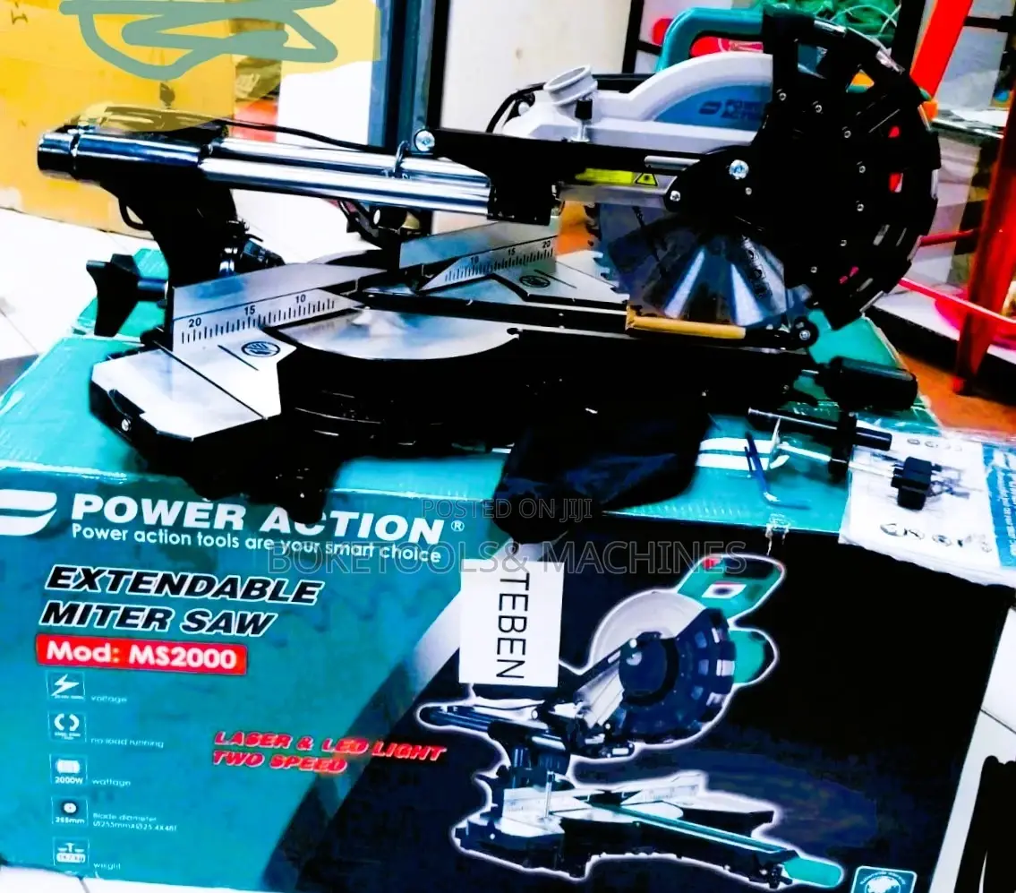 Power Action Sliding Mitre Saw