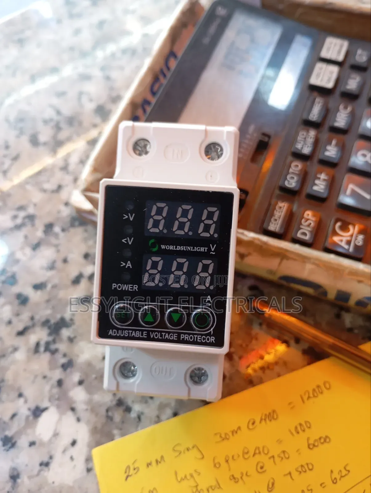 Adjust Voltage Relay Control Over Under Voltage Protector