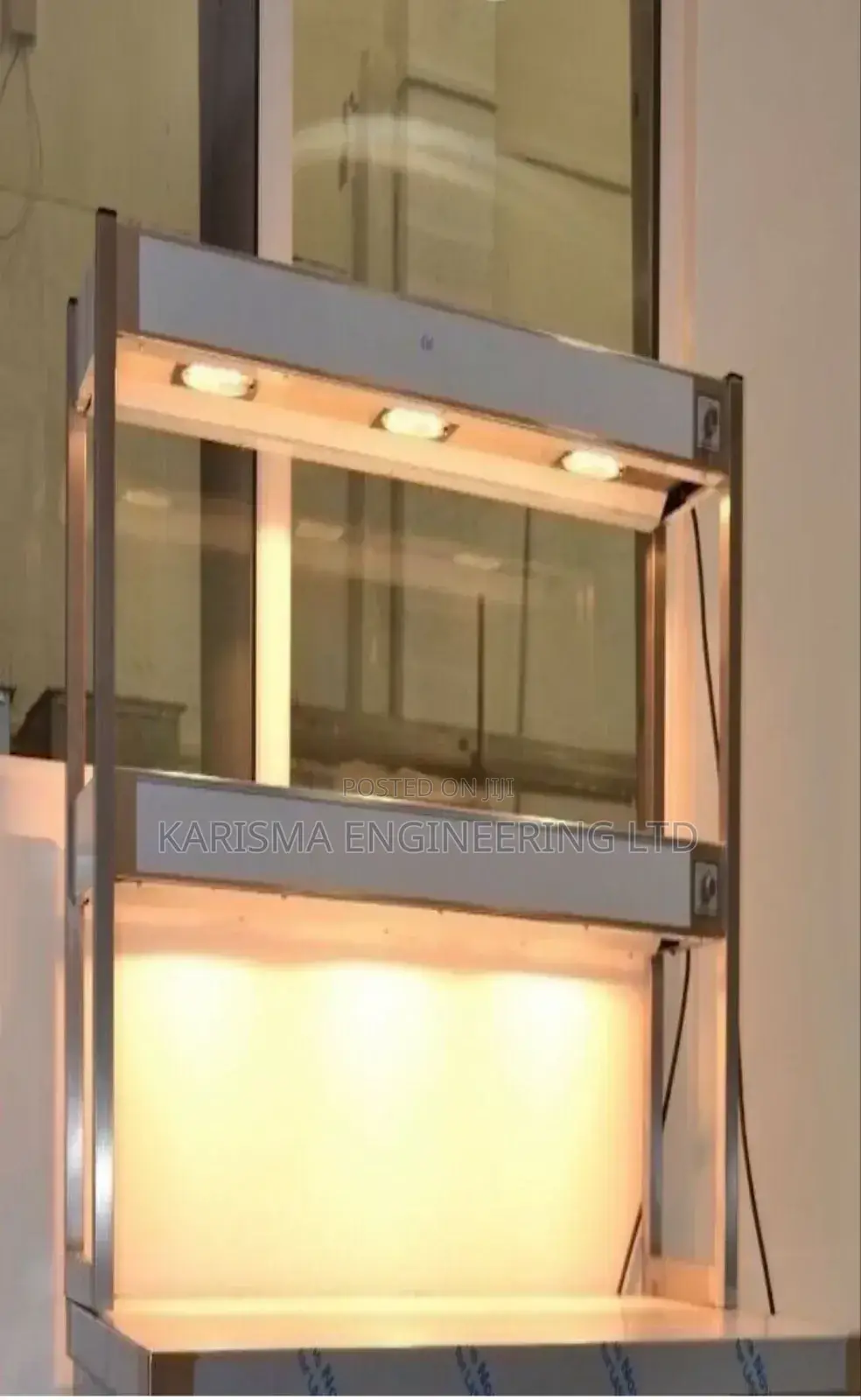 Stainless Steel Heated Food Pass Shelf