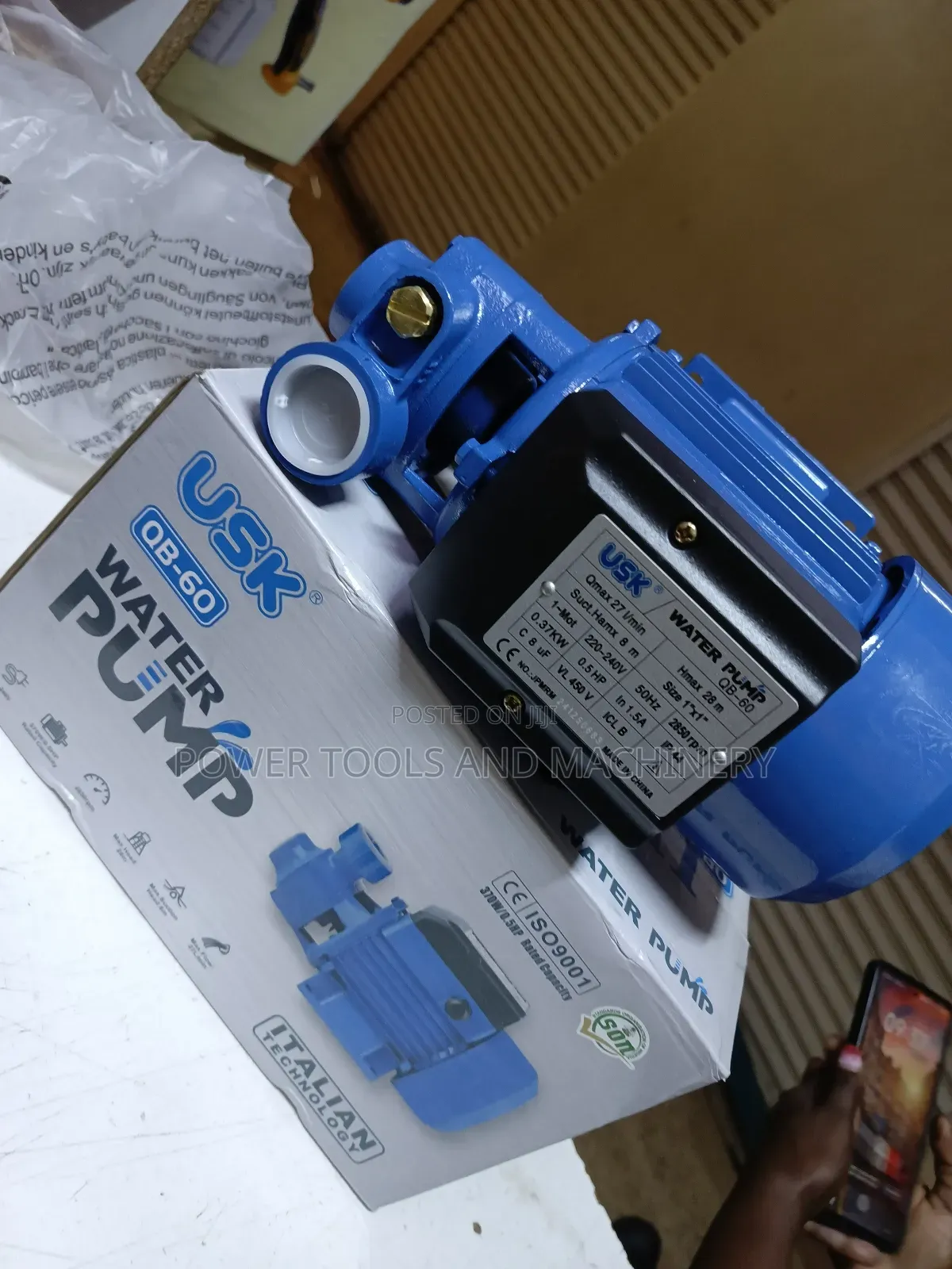 0.5hp Electric Booster Water Pump