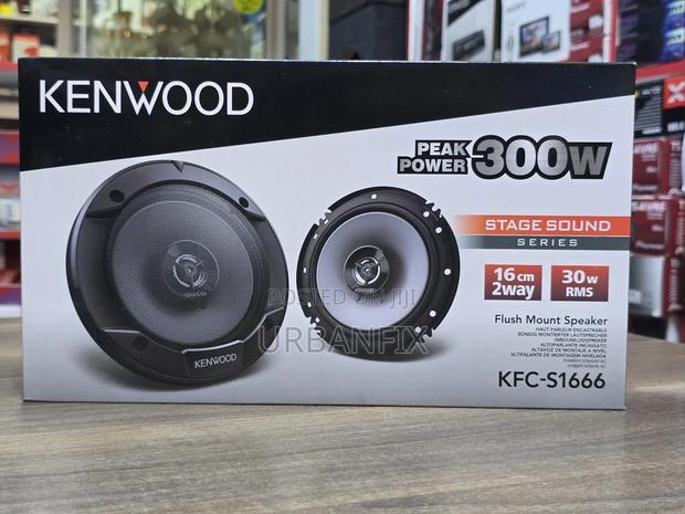 Kenwood 6 Inch 300watts Round Midrange Speakers- A Pair