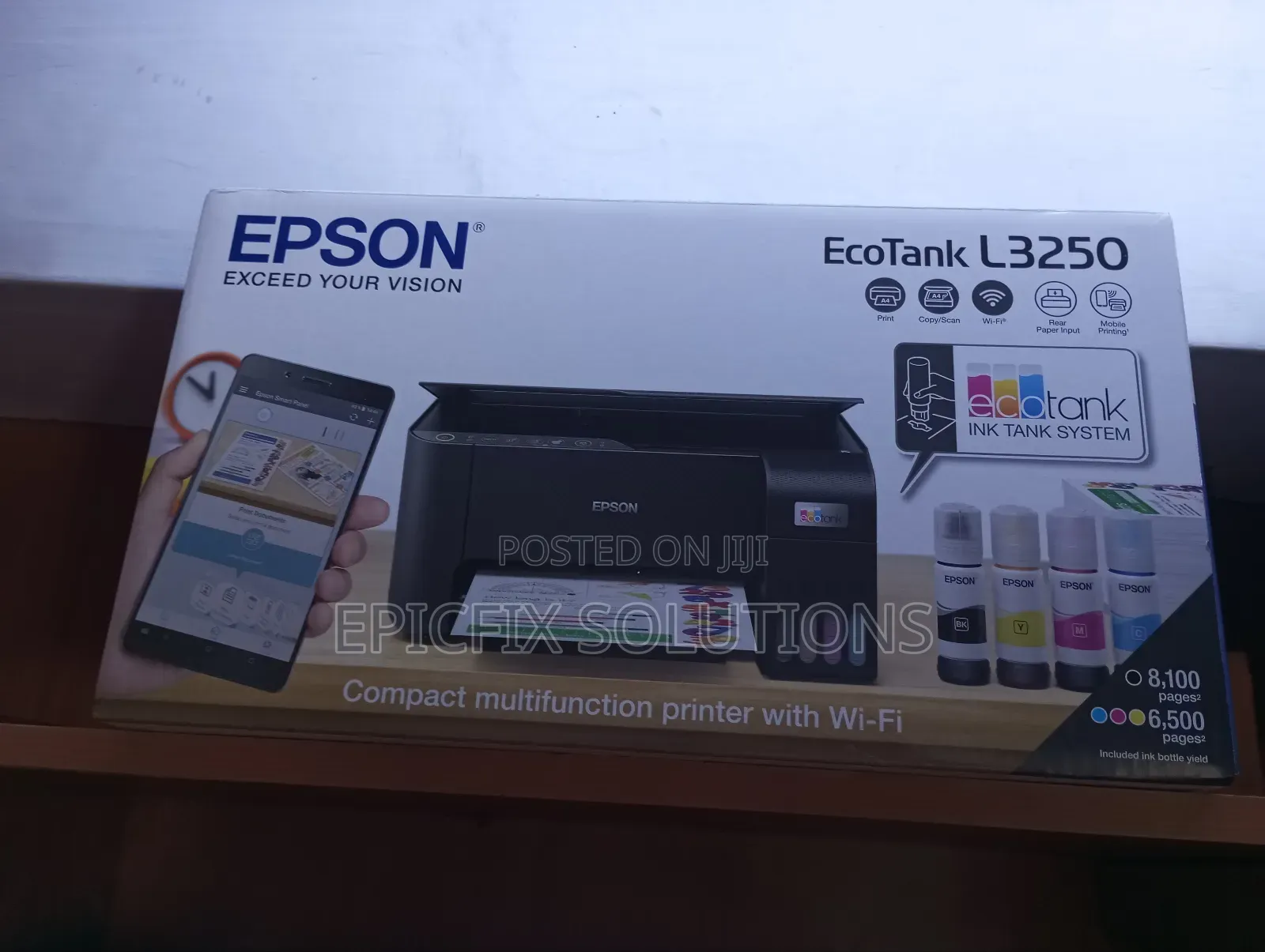 A4 and 4r Inkjet, Ecotank Epson Printer Brand New