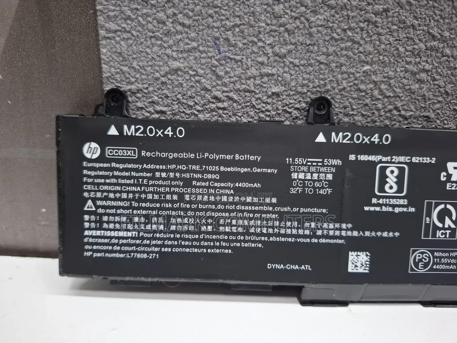 Hp Cc03xl 839 G7 Original Genuine Laptop Battery