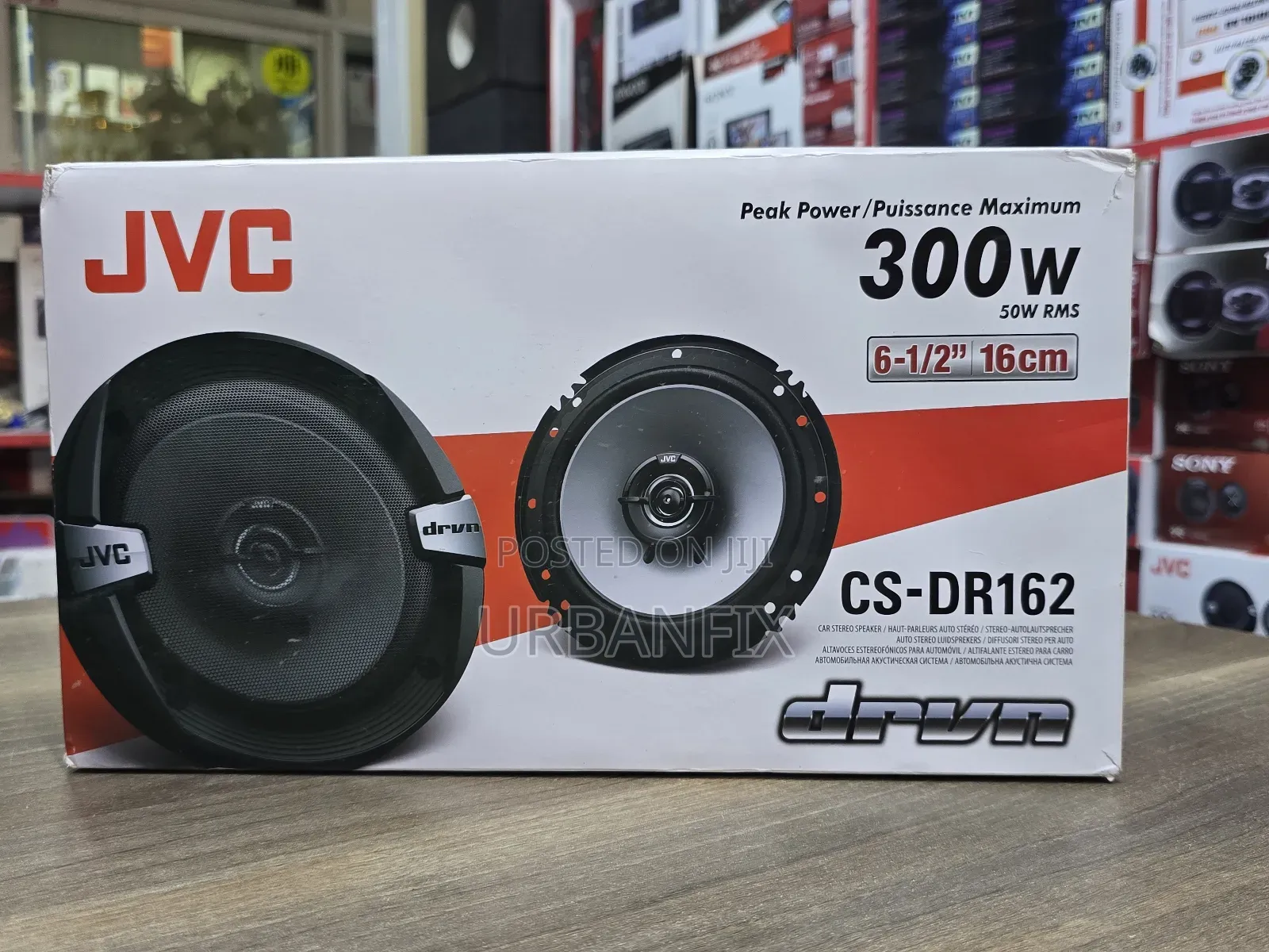 JVC 300watts 6 Inch Car Door Speakers- A Pair