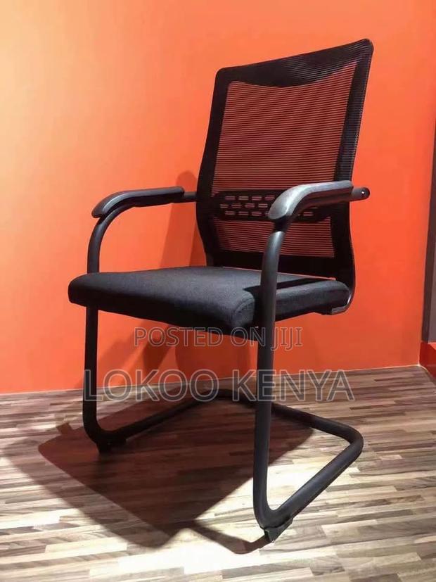 Office Chair : Mesh Metallic Conference Office Chair