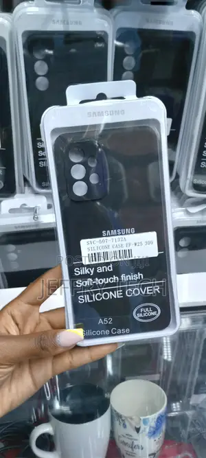 Galaxy A52 Case, Slim Smooth Soft Silicone Shockproof T Case