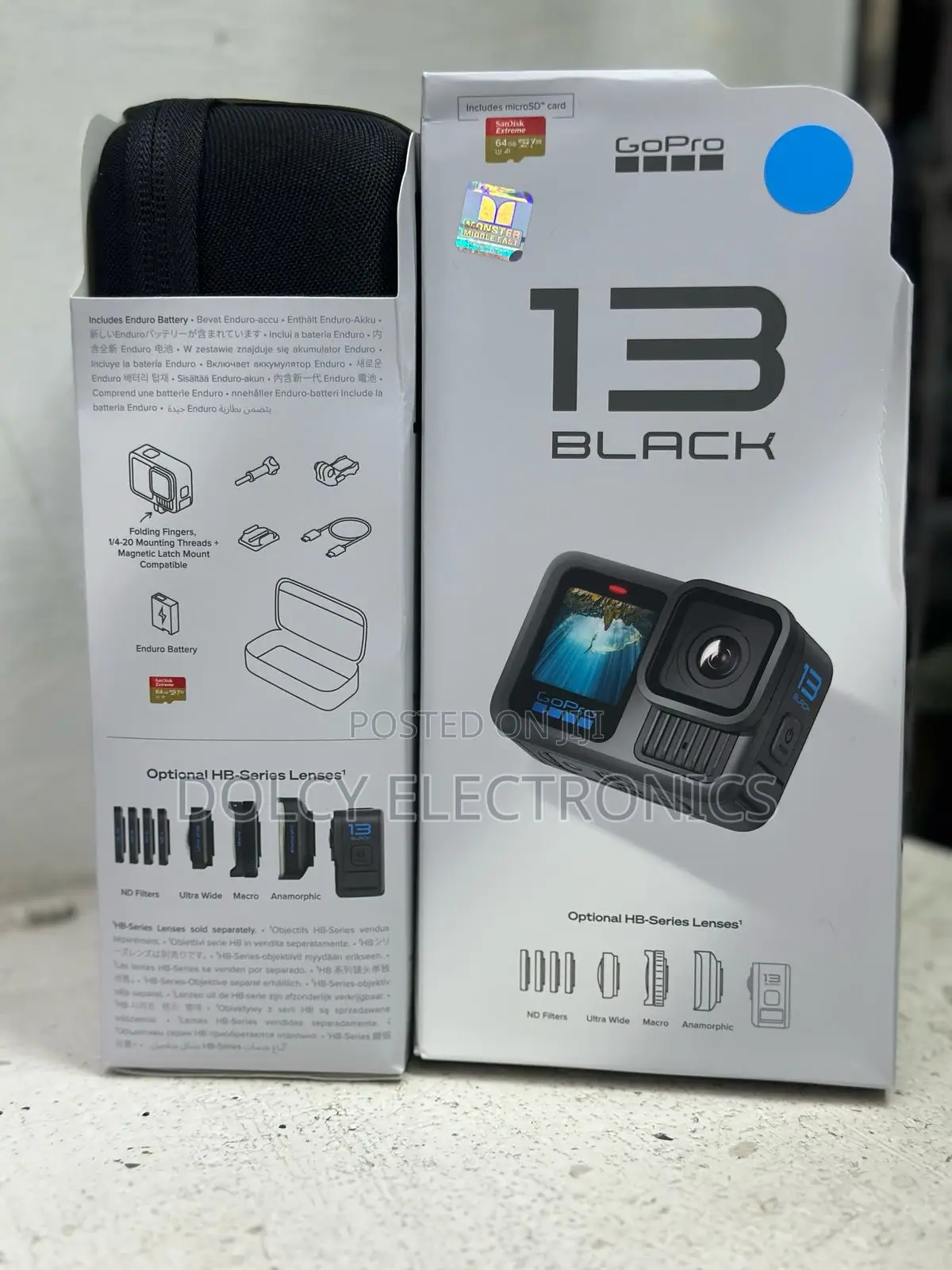 Go Pro 13 Black (With Mcard)