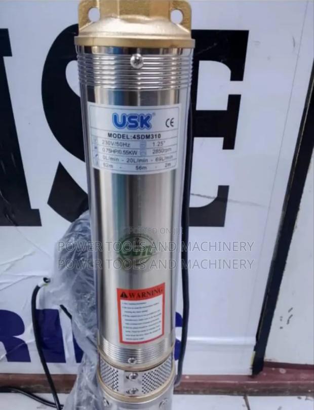 Usk Submersible Water Pump 0.75hp