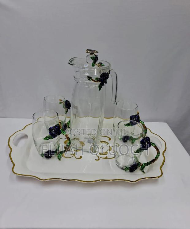 5 PCS Flowered Water Set - main view