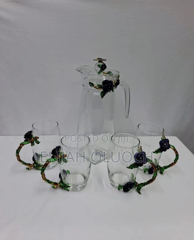 5 PCS Flowered Water Set - thumbnail 2