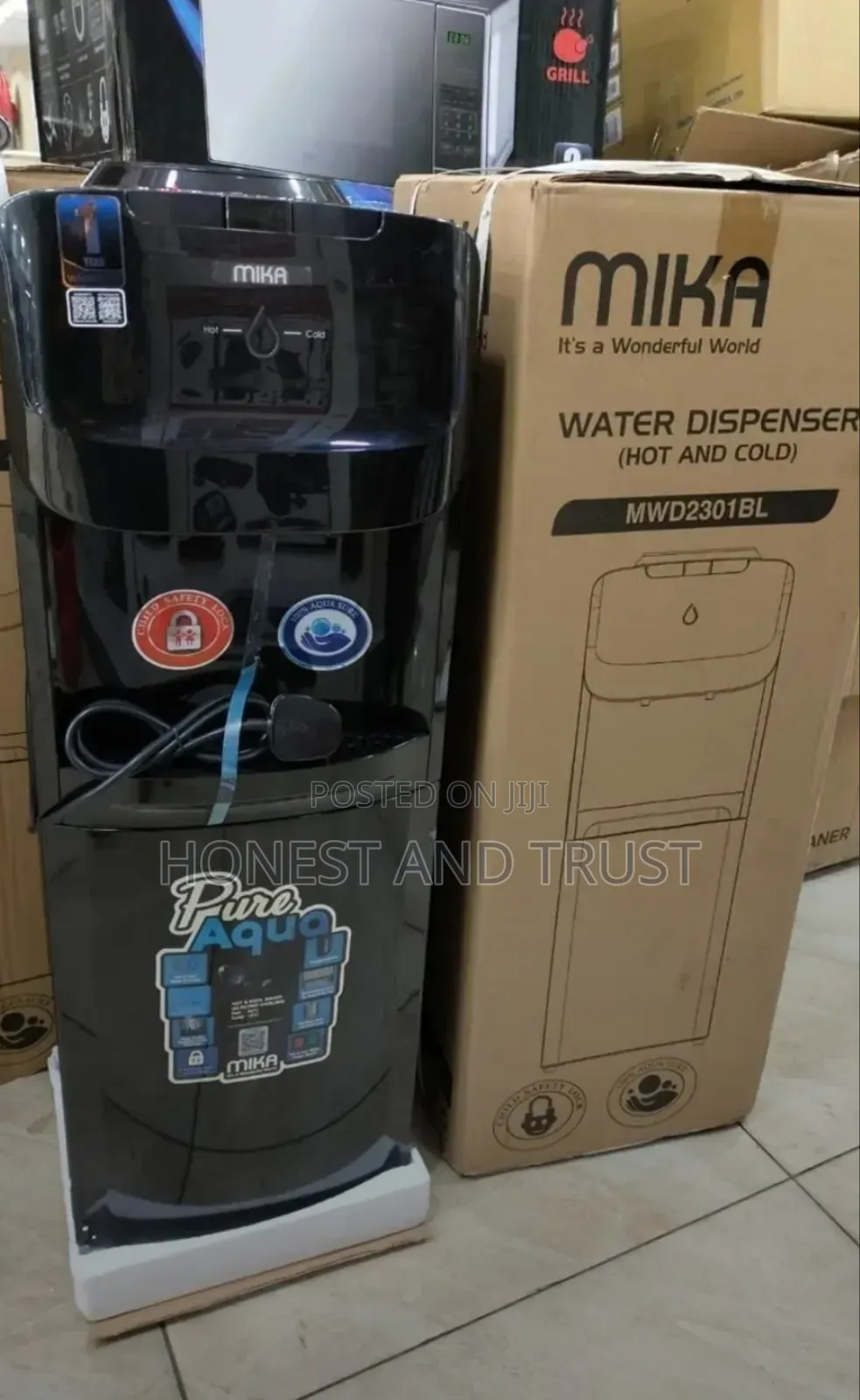 Mika Hot and Cold Water Dispenser H/C-M/Kb