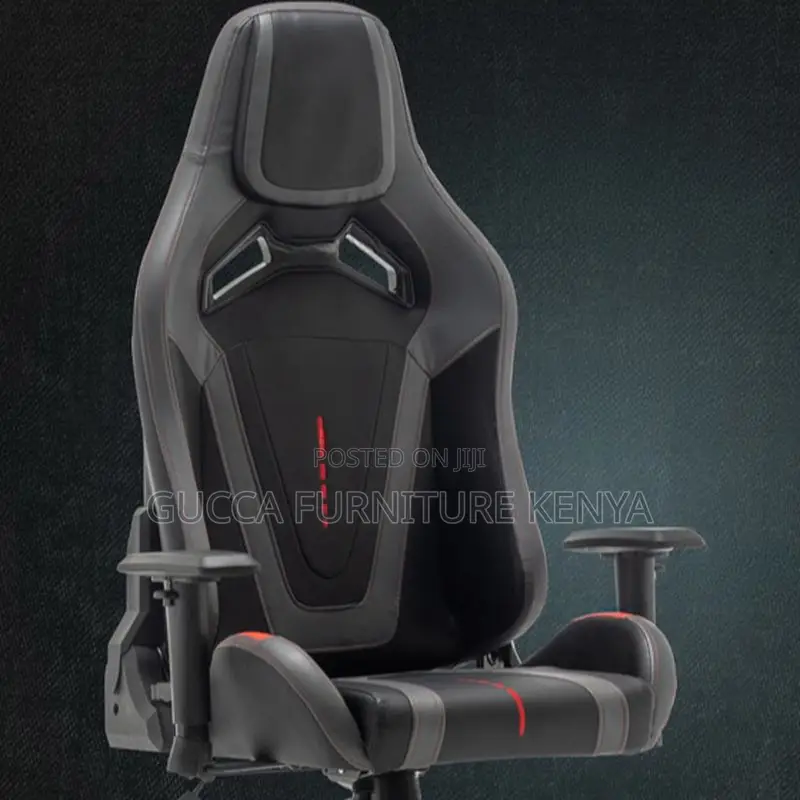 Office Chairs: Leather Office Home Gamer Adjustable Chair