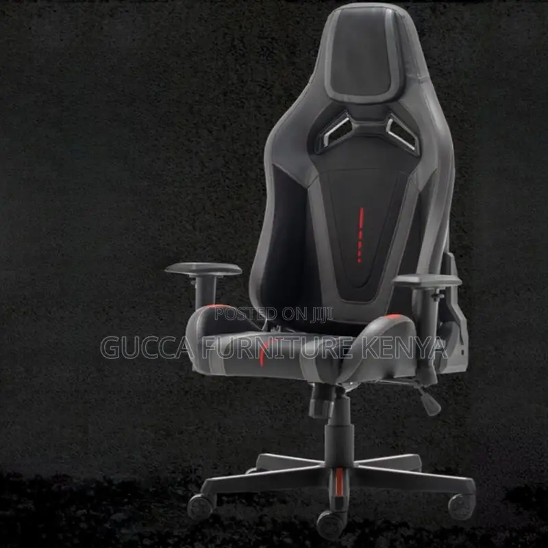 Office Chairs: Leather Office Home Gamer Adjustable Chair