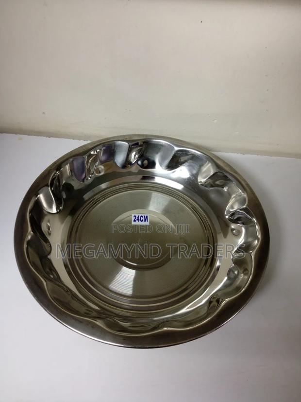 Stainless Steel Plate 24cm - thumbnail 3