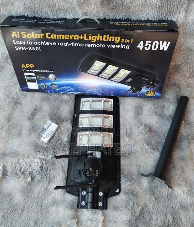 CCTV Camera With Solar Street Light With High Quality Record - main view