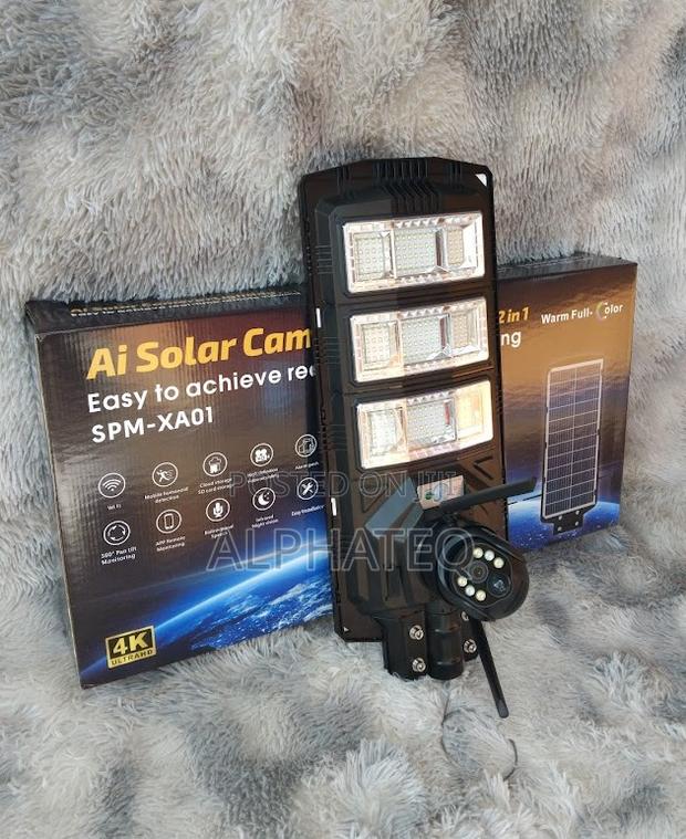 4g Solar Street Light PTZ Camera - 450 Watts - main view