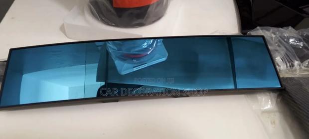 Driver Clip on Extension Wide Mirror With Blue Antiglare