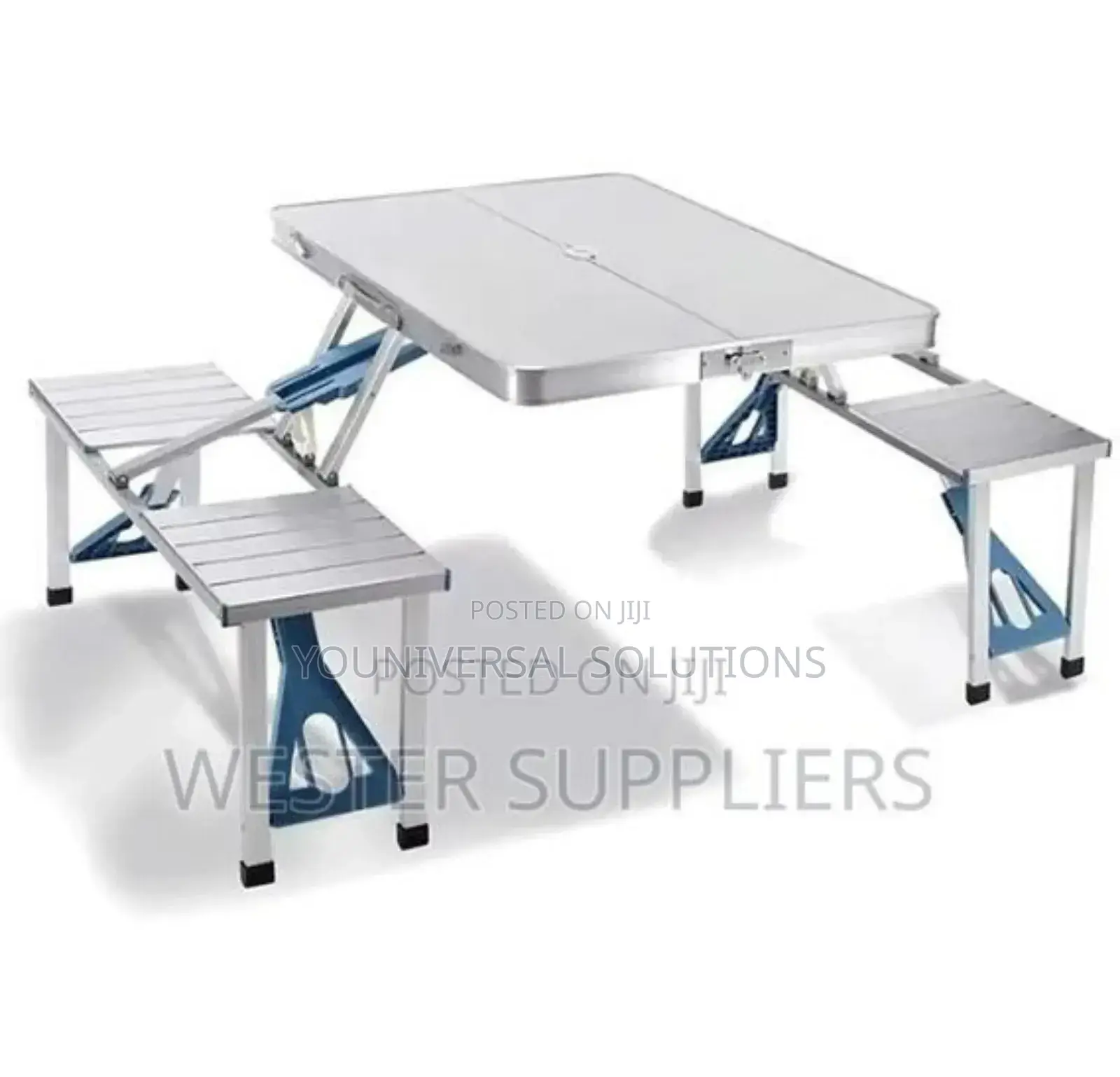 Camping Chair And Table Set With 4 Seats