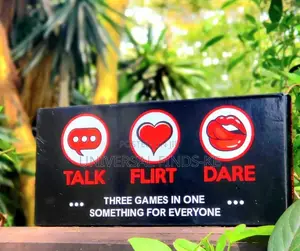 3 Games in 1 : Talk Flirt Dare Card Game