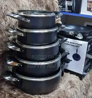 James Pot 10 Pieces Non Stick Cookware Set