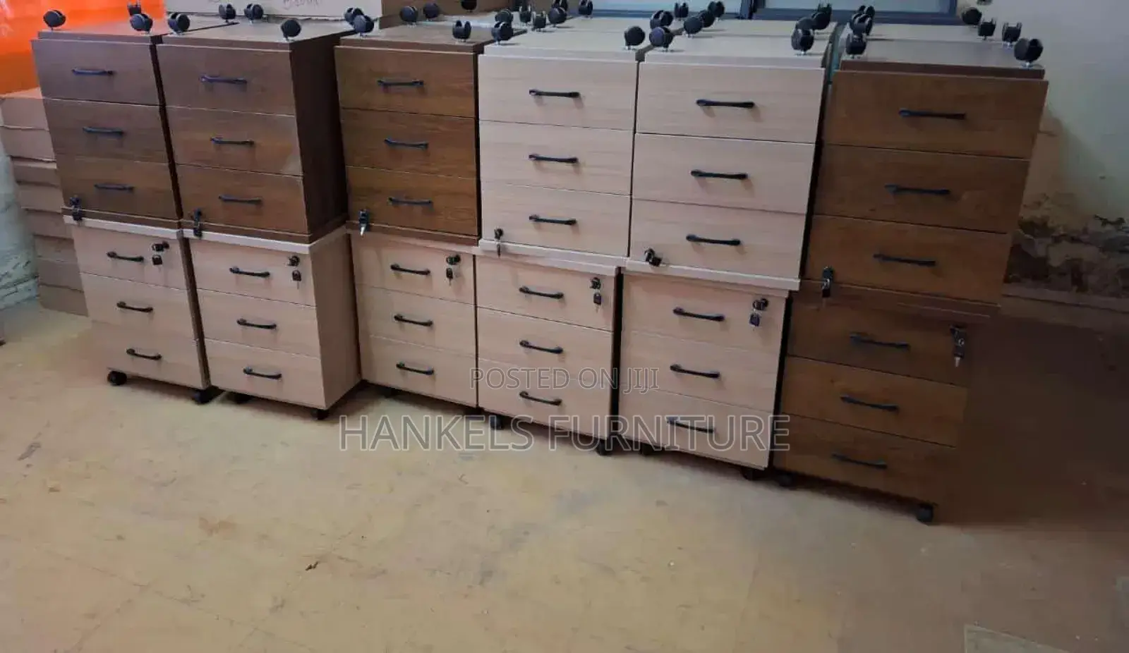 Wooden Pedestal Cabinet