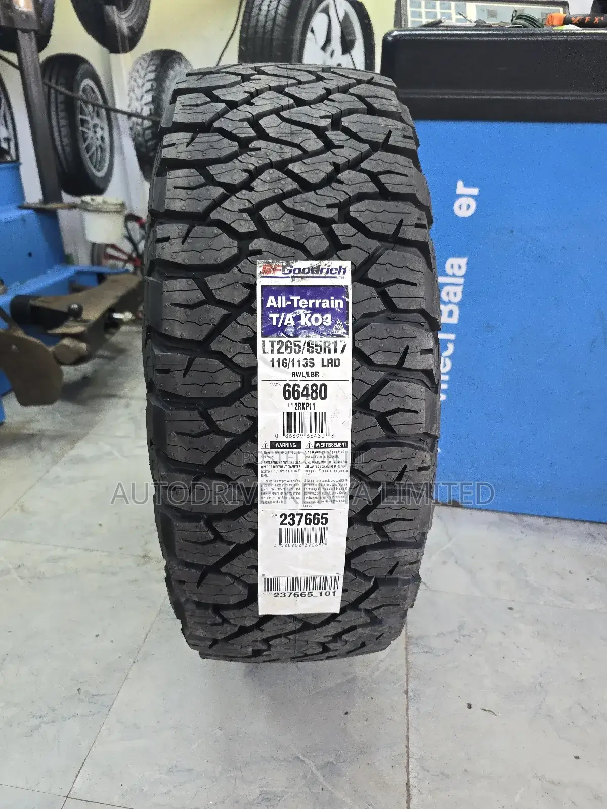 265/65r17 Bf Goodrich All-Terrain Tire
