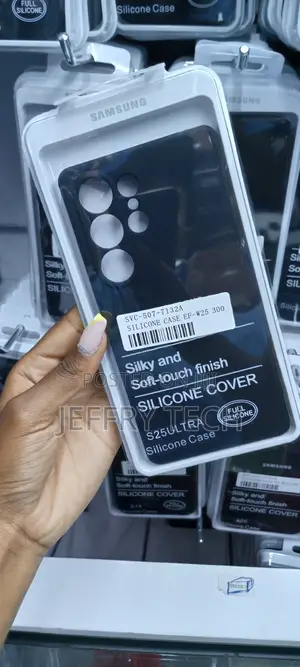 Samsung Galaxy S25 Ultra Black Original Silicone Case/ Cover