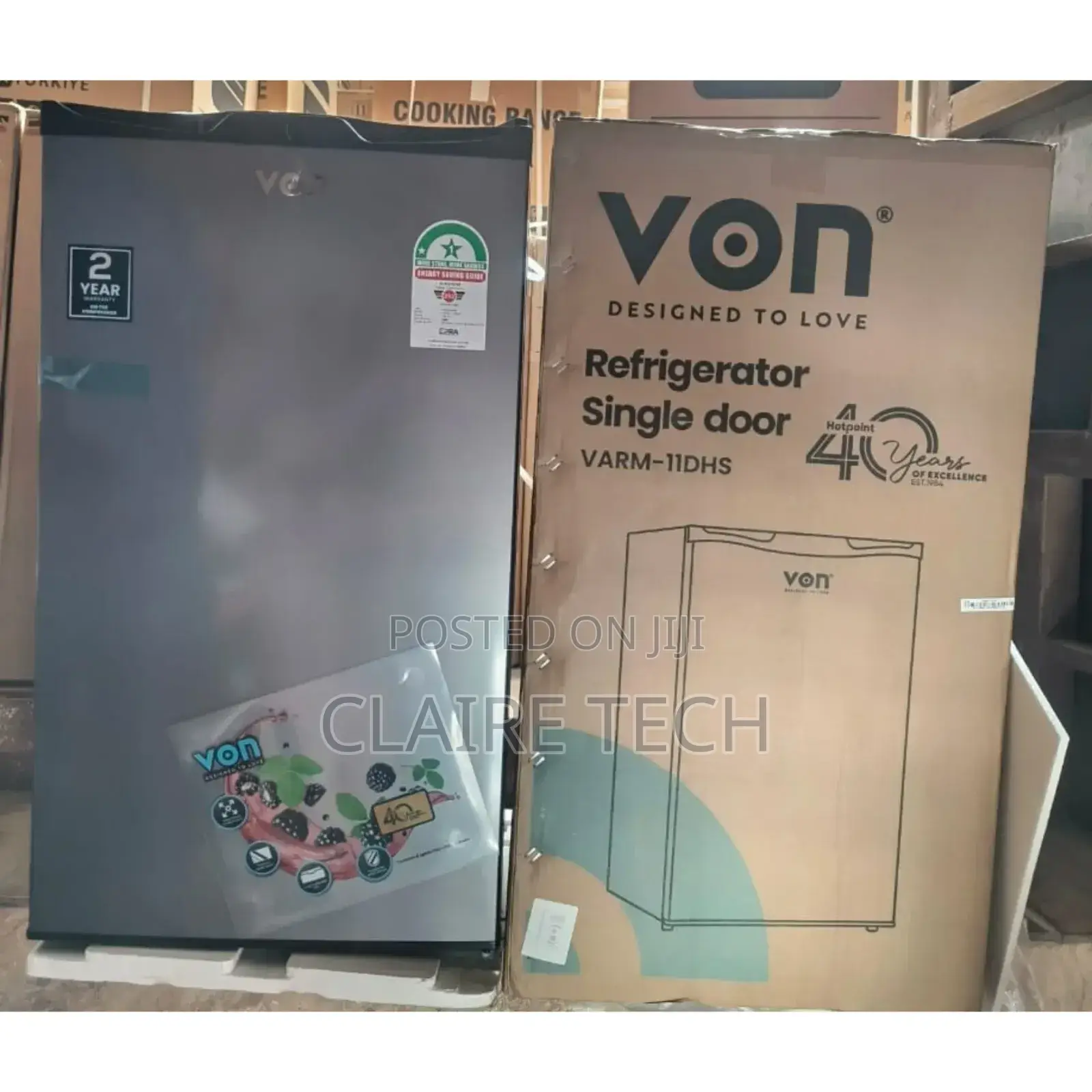 Von 90 Litres Single Door Refrigerator