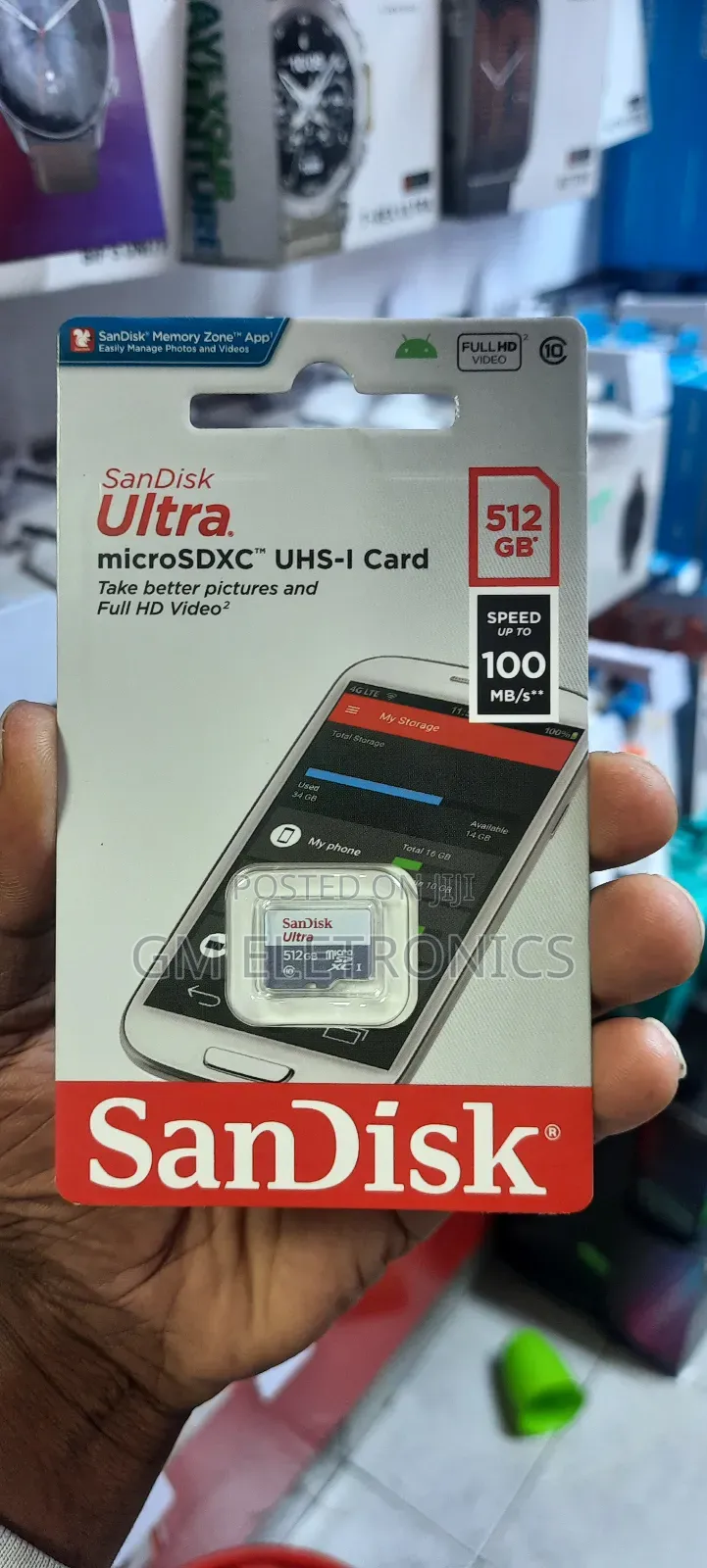New 512gb Memory Card [Class-10]
