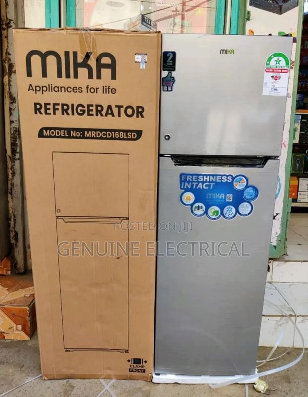 Mika 170litres Double Door Fridge